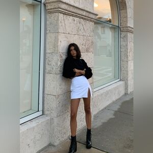 Princess Polly Lola Skirt in White, Size 0